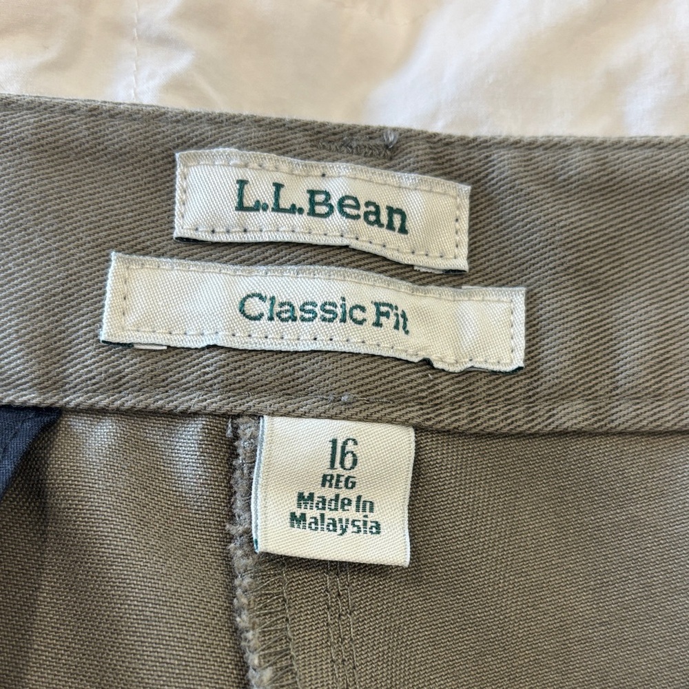 L.L. Bean Classic Fit Khaki Pants